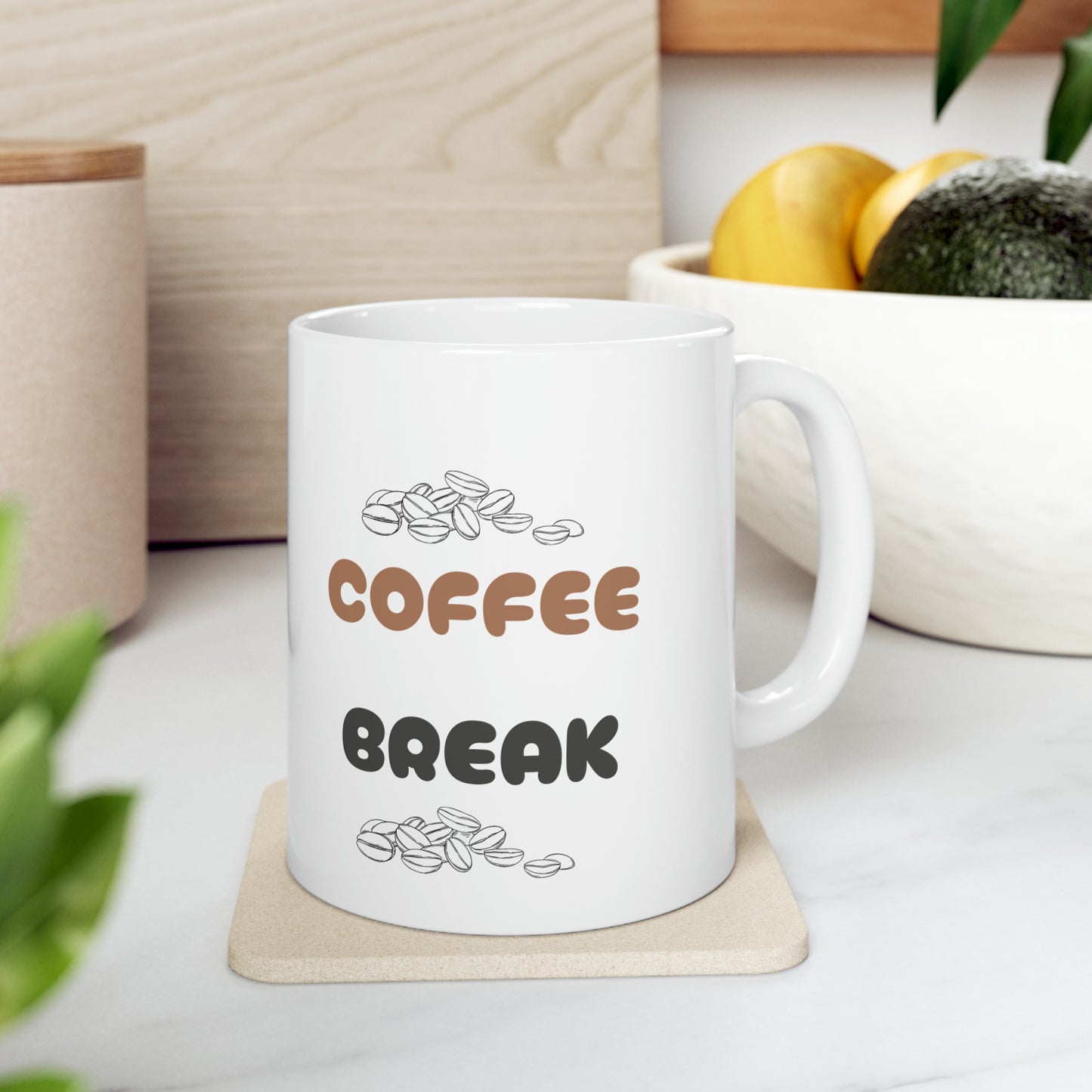 Ceramic Mug, 11oz